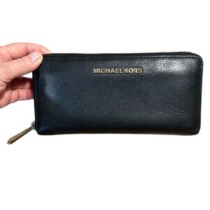 Michael Kors Black Leather Wallet
